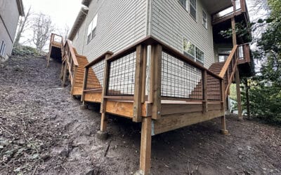 Deck Railing Installation 18