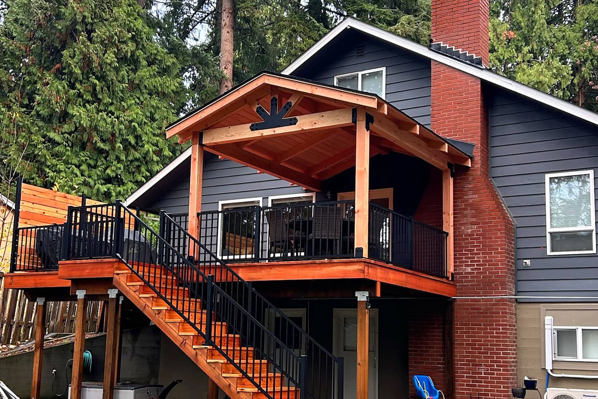Wood Patio Cover 3