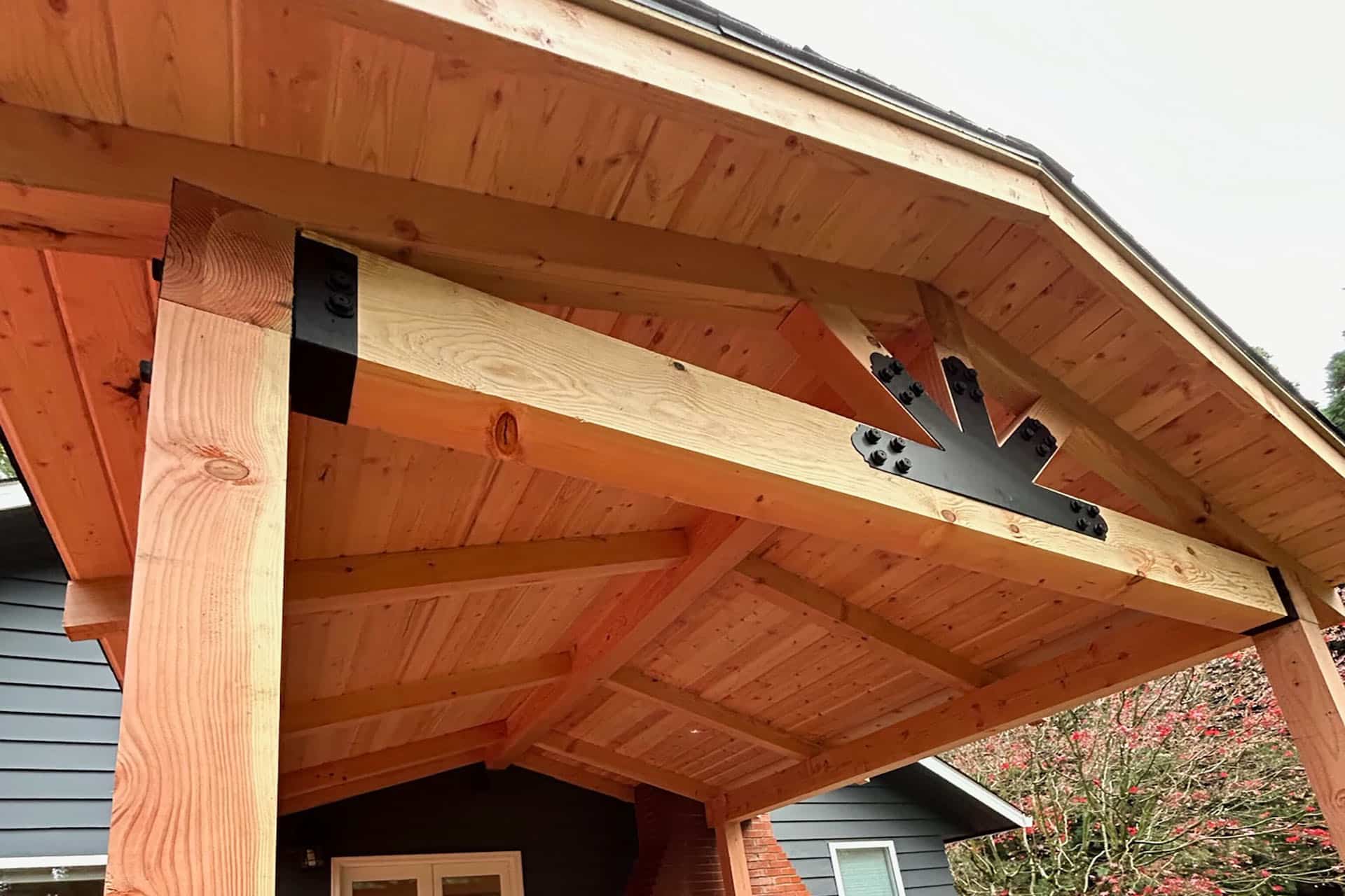 Wood Patio Cover 4